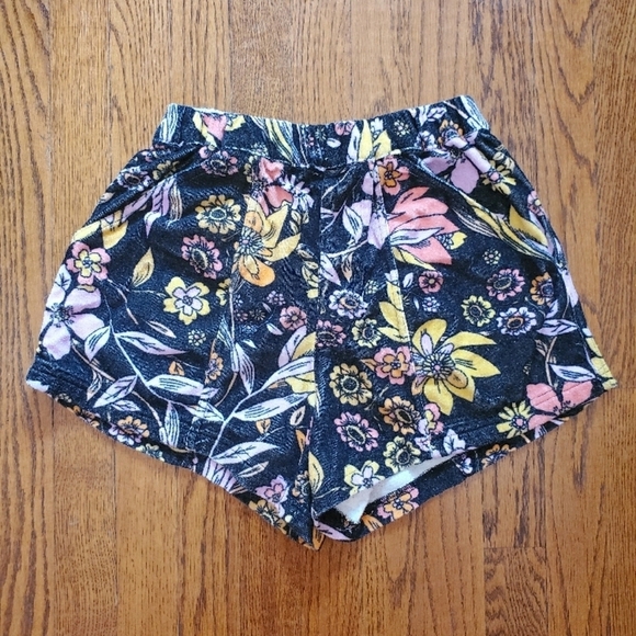 Free People - At First Sight Floral Print Terry Cloth Shorts - Picture 5 of 5